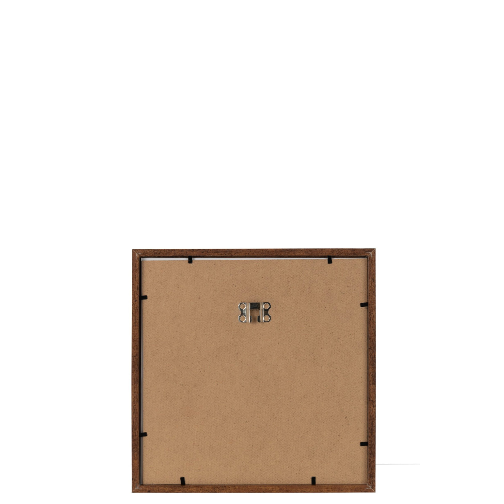 J-Line cadre photo Basic - bois - brun foncé - large - 2 pièces
