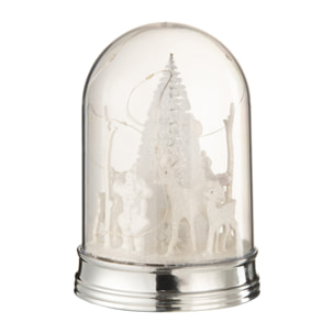 J-Line décoration Cloche Noël - acrylique - blanc - small - LED