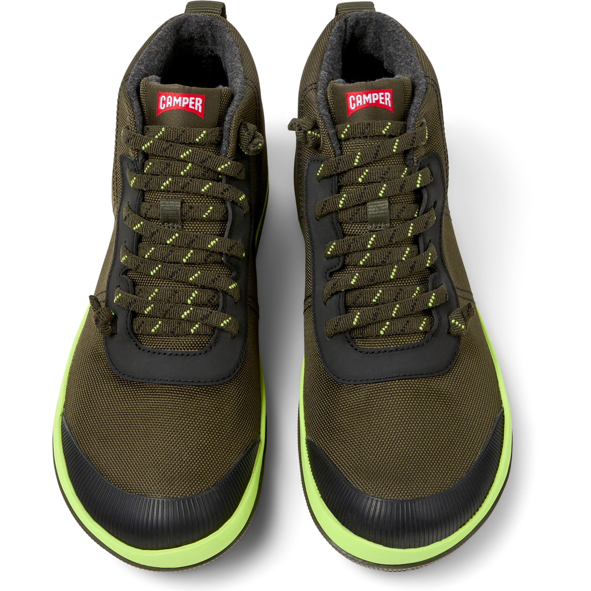 Botines - CAMPER Peu Pista GM - Verde - Textil tecnico