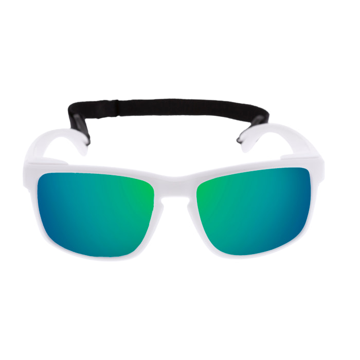 Gafas de sol OCEAN LE MORNE - montura blanca / lentes ahumadas