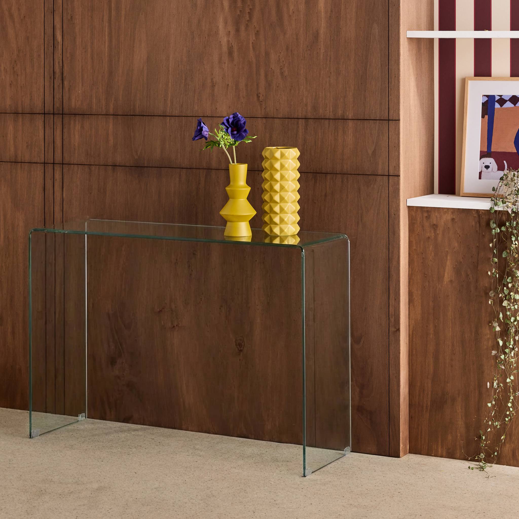 Console verre trempé GLINTZ