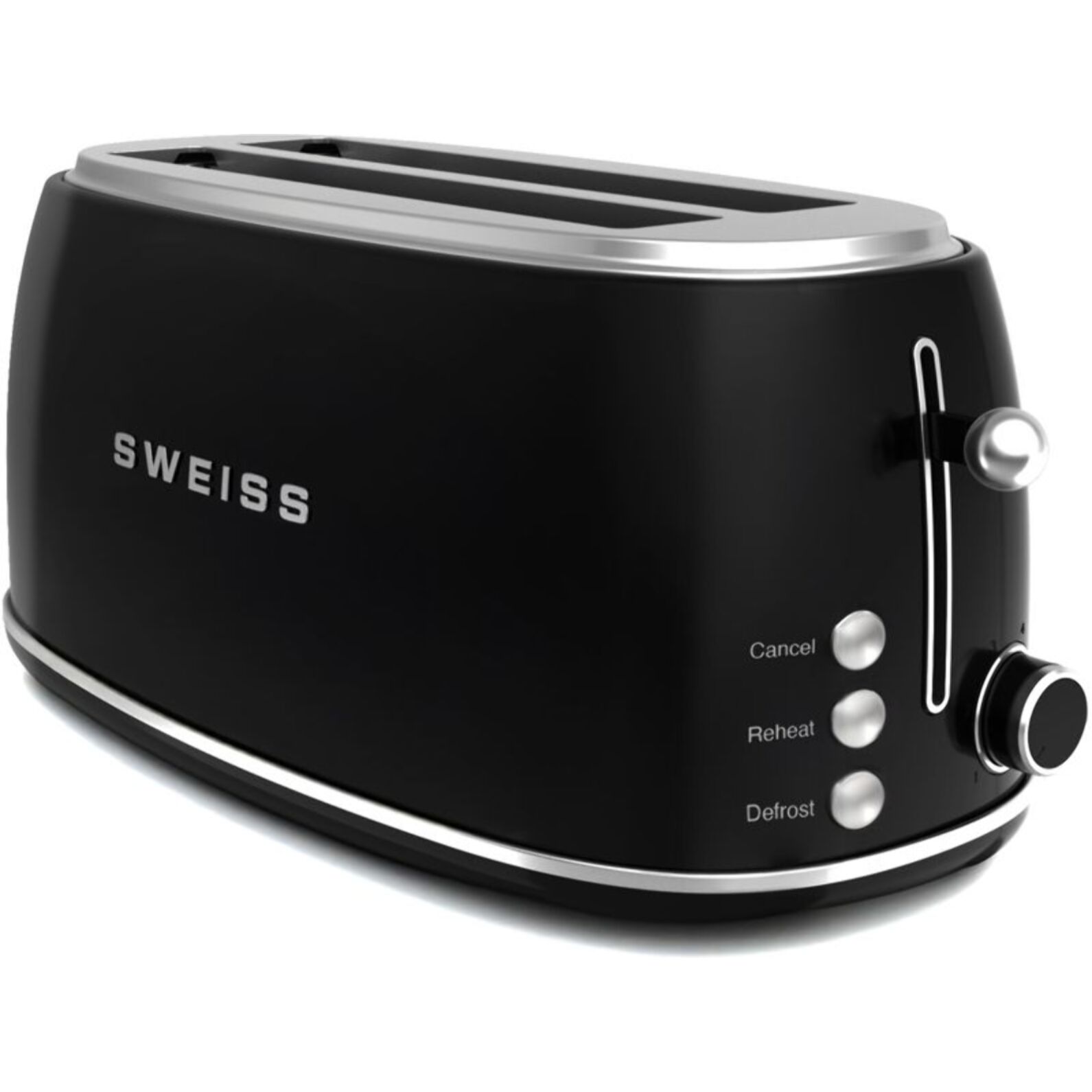 Grille-pain SWEISS baguette vintage noir GRV9