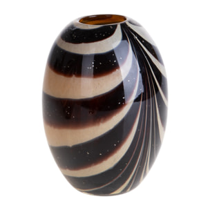 Vaso effetto righe - 15,5xH21,5x15,5cm - Pezzi 1 - Bianchi Dino SpA