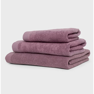 Toalla de baño 400gr doble rizo morada