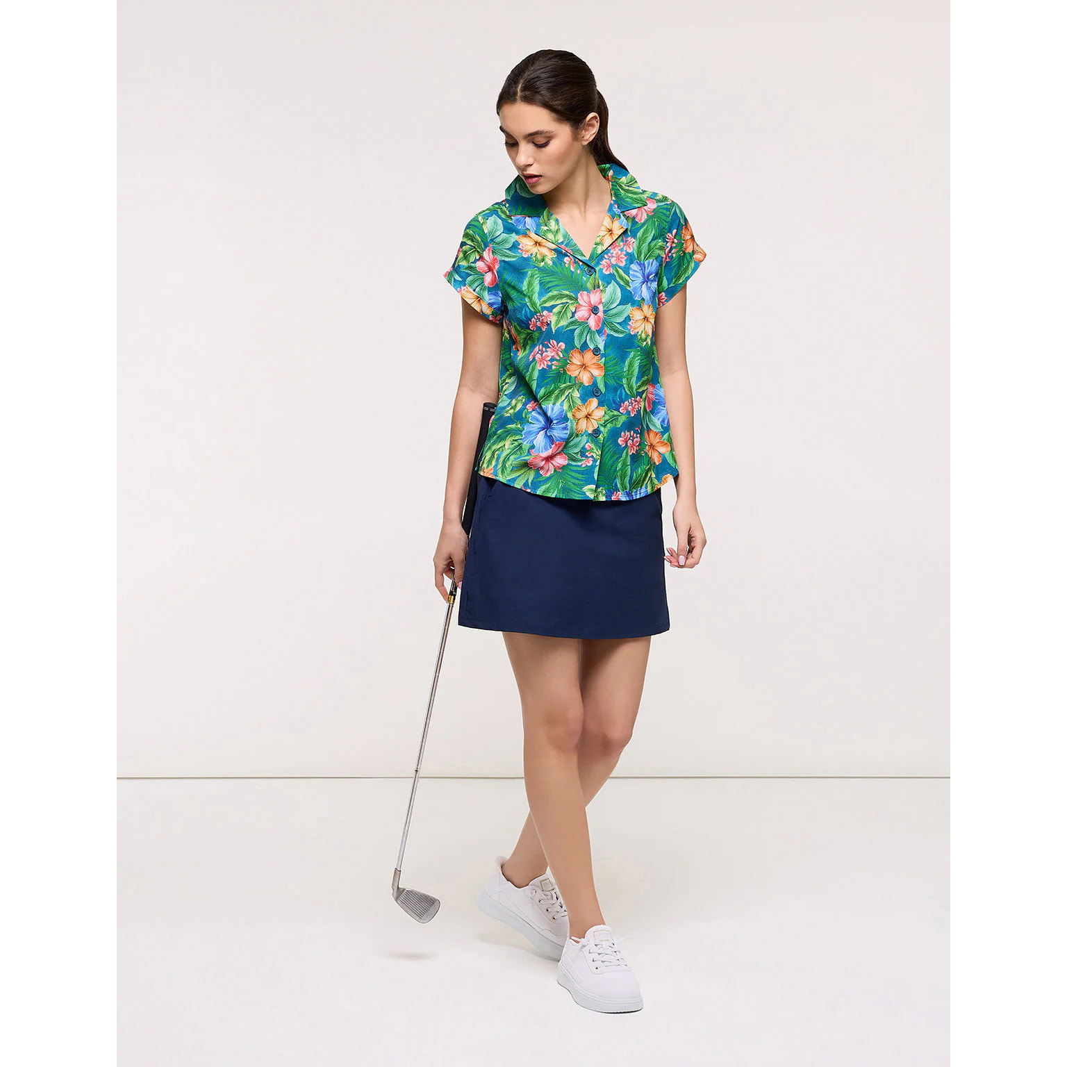 Camisa Manga Corta Multicolor - Nerini