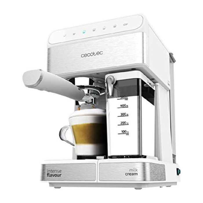 Cecotec Machine à café Semi-automatique Power Instant-ccino 20 Touch Serie Bianc
