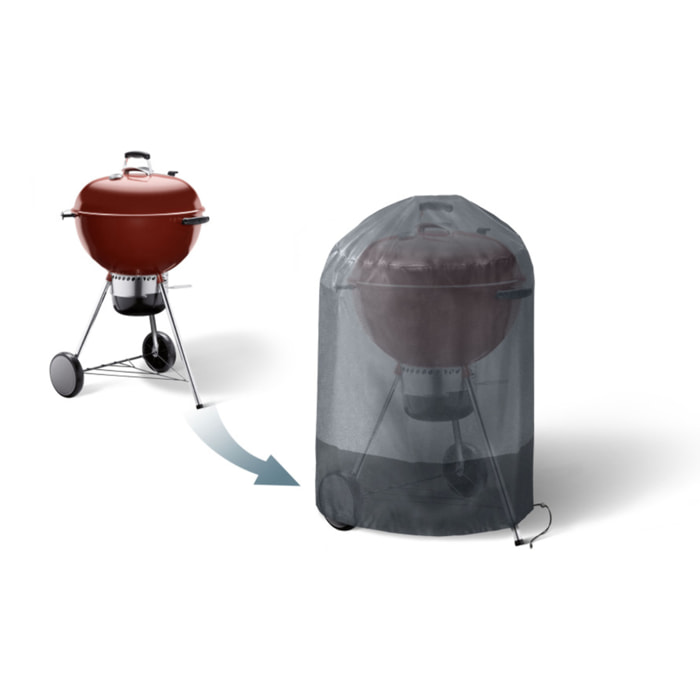 Housse de protection barbecue rond