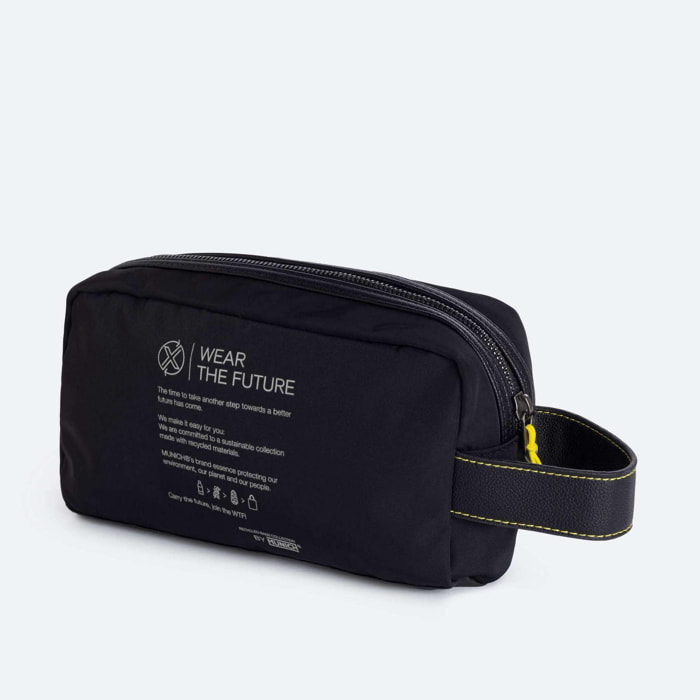 RECYCLED X WEAR TOILETRY BLACK