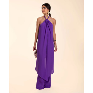 Blusa de mujer halter sin mangas