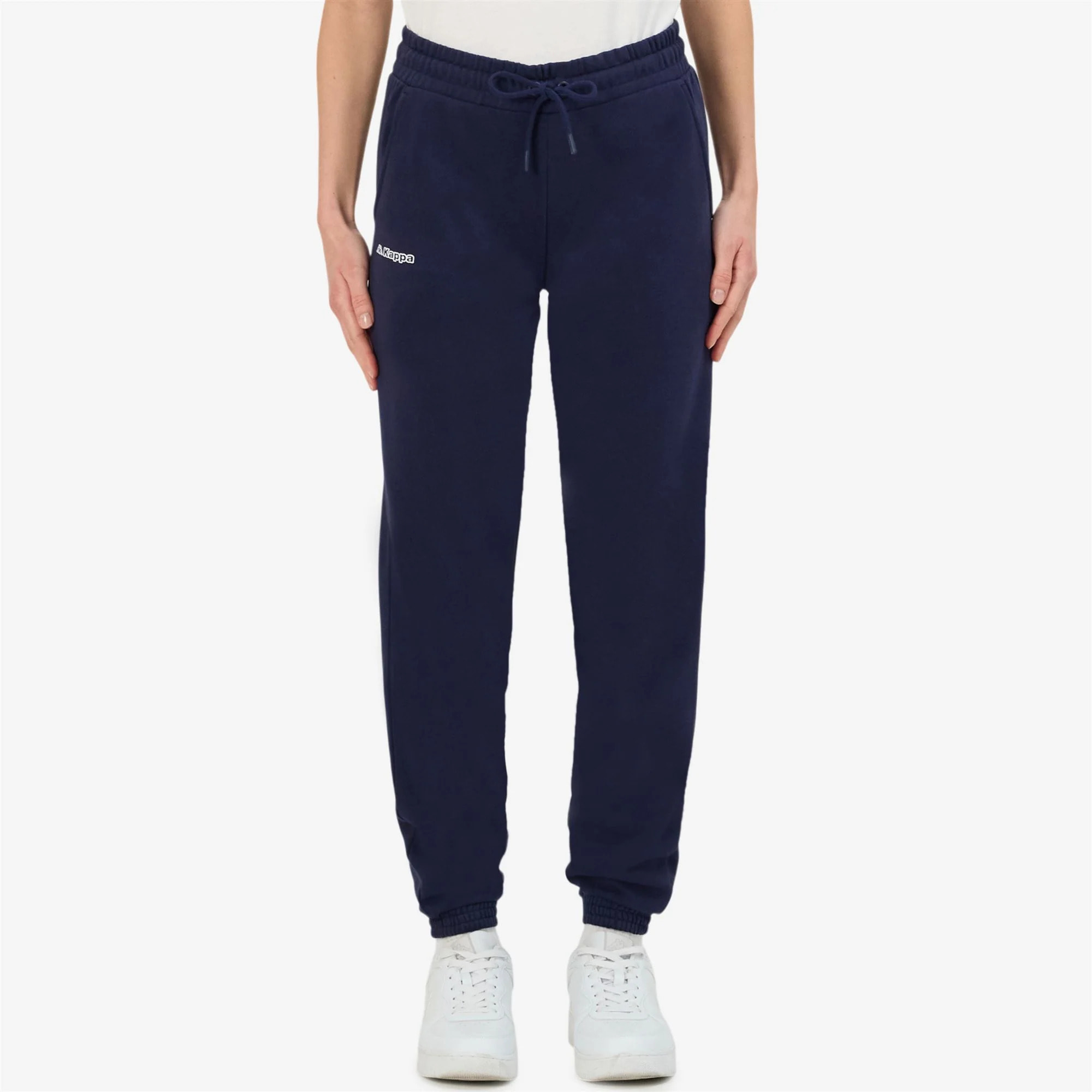 Kappa - Pantaloni Donna Blu - Logo Festa
