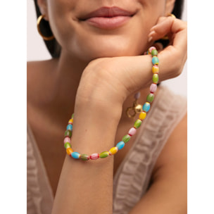 Collana Tarifa Acciao Placcato Oro