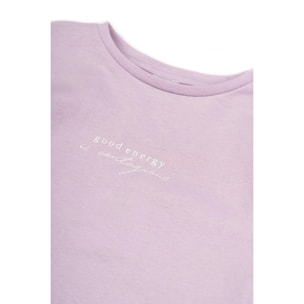 Camiseta de niña morado