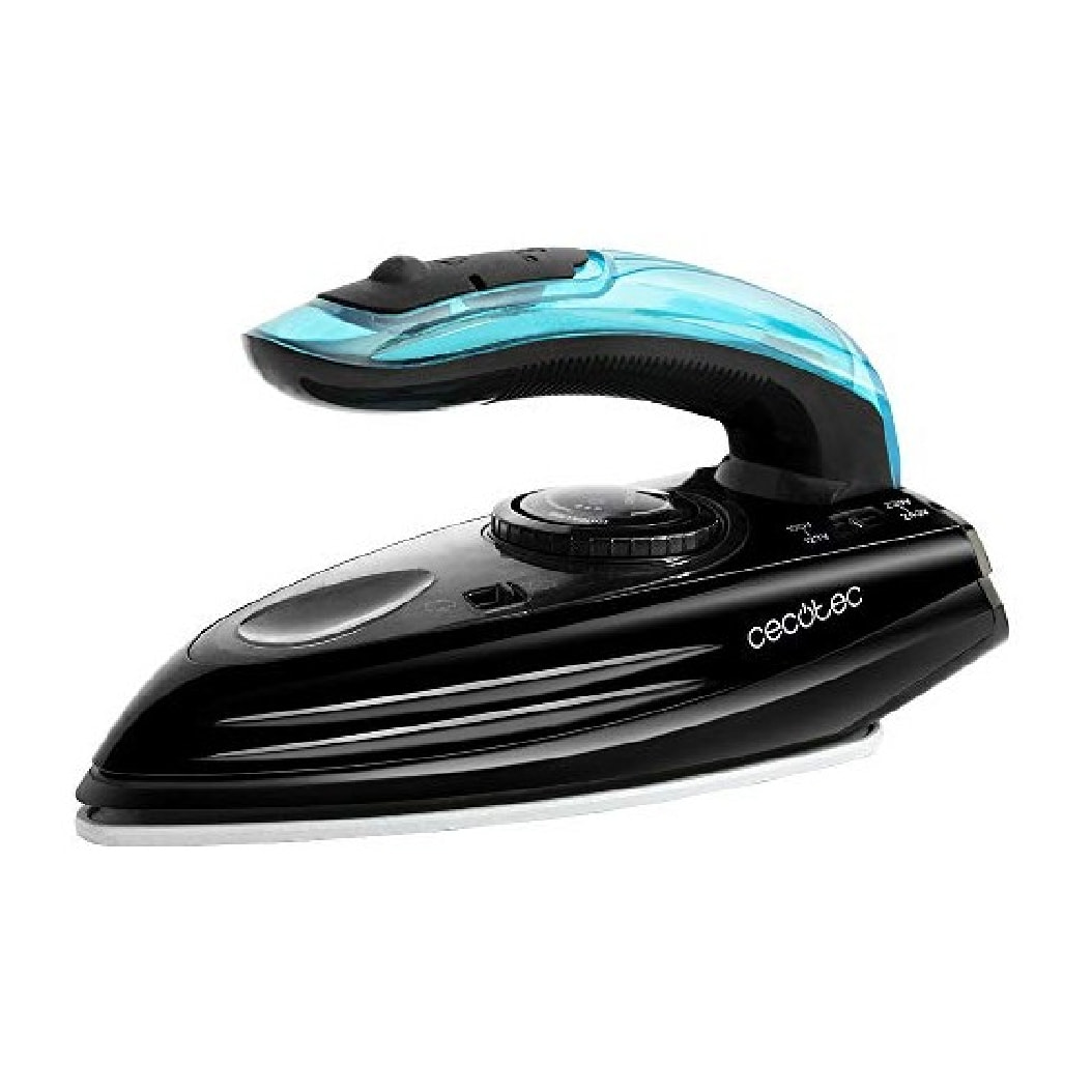 Cecotec Plancha de Viaje Negro Azul Fast&Furious 4000 Travel. 1200 W Vapor Conti