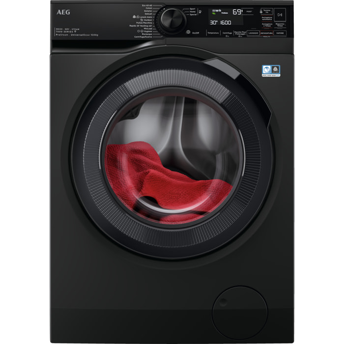 AEG Lavasciuga Kombi Serie 7000 ProSteam 10 kg LWR7BLACK