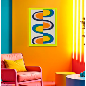 STAMPA SU TELA POP ART C/CORNICE -A- CM 50X3,3X70