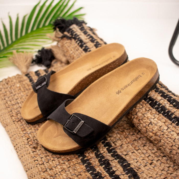 SANDALIA BABUNKERS NEGRO