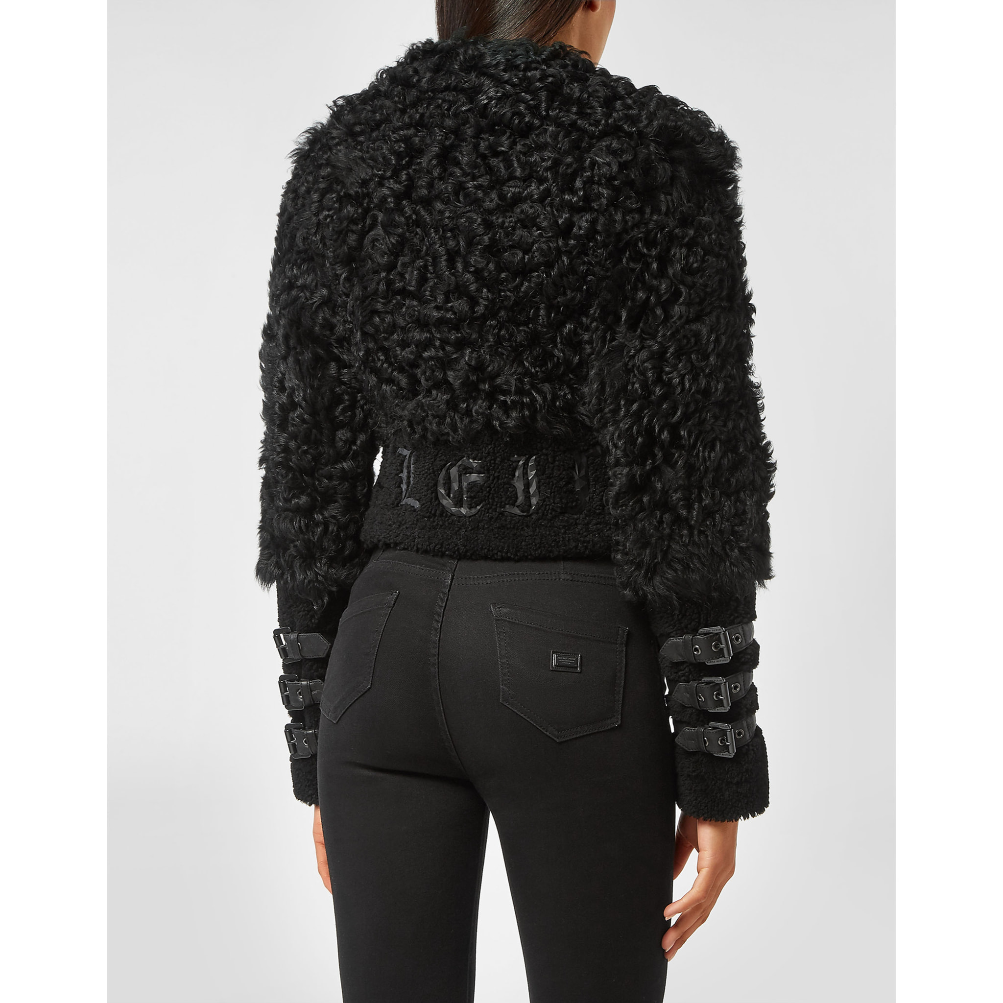 PHILIPP PLEIN Chaleco de piel GOTHIC PLEIN