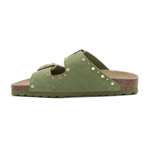 SANDALIA BABUNKERS VERDE