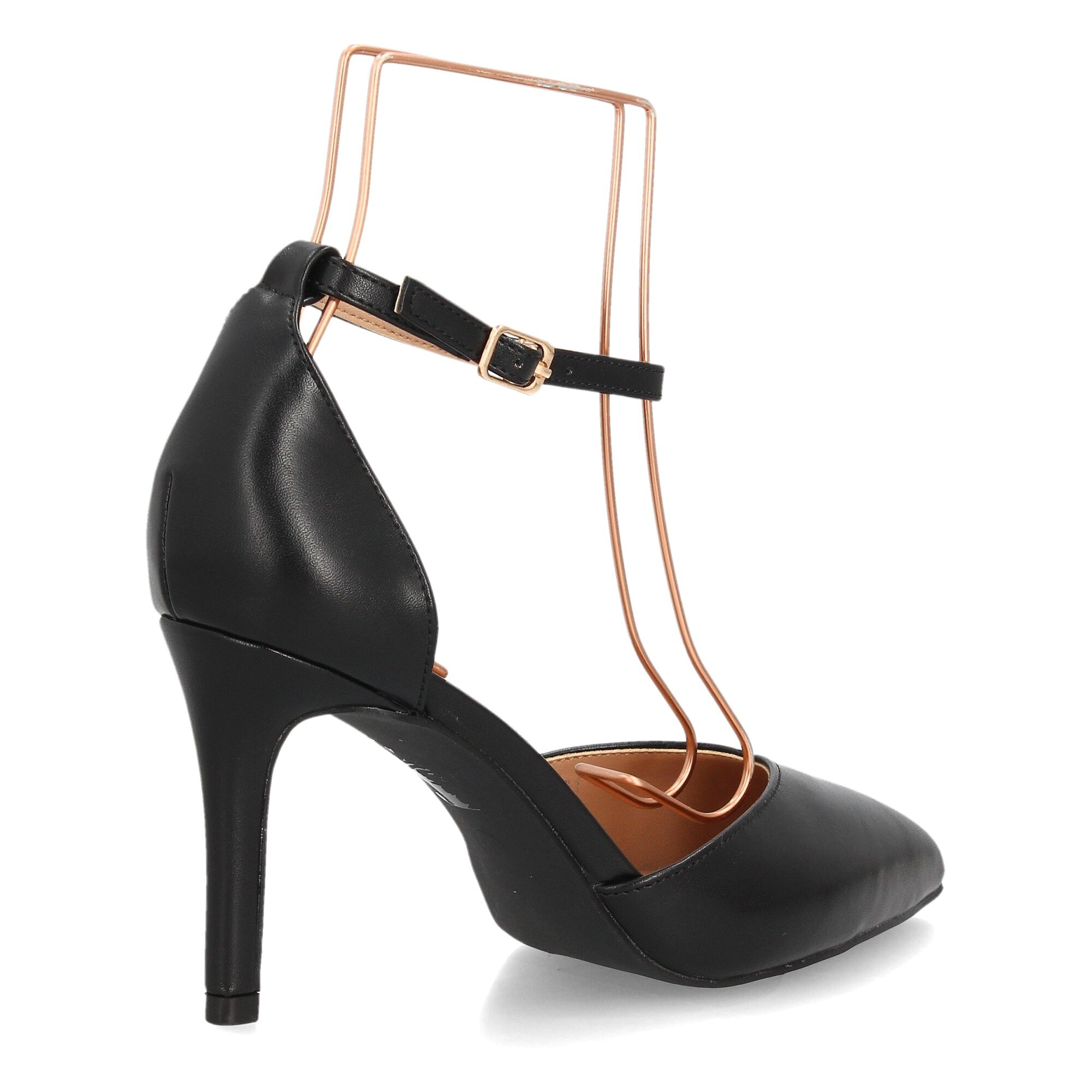 Zapatos elegantes de tacón fino para mujer.