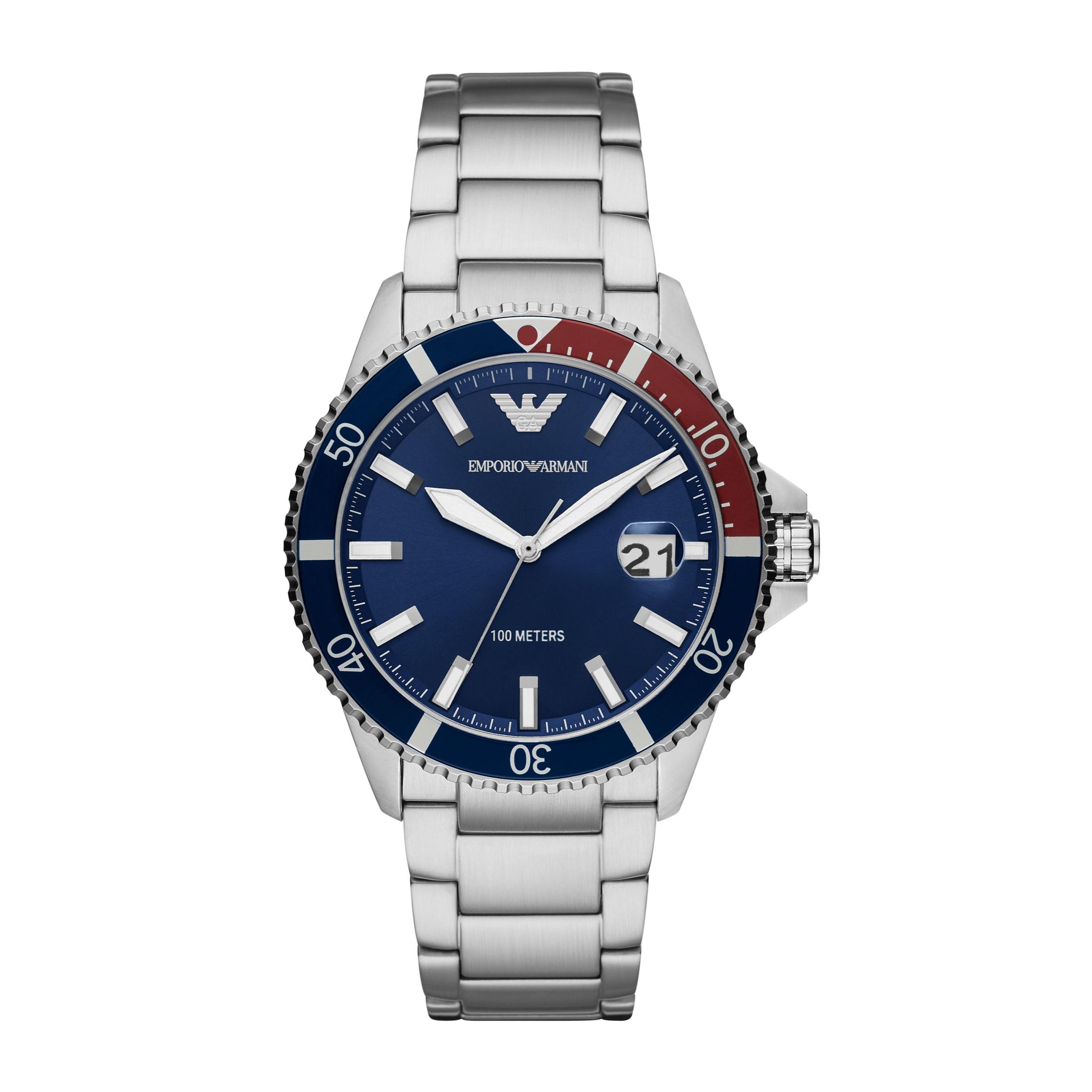 Orologio Emporio Armani DIVER Acciaio Silver