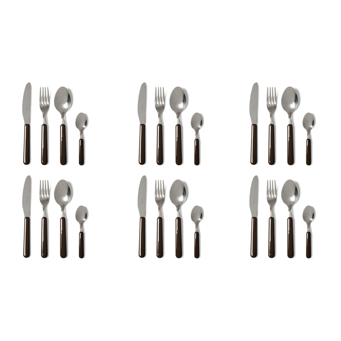 Service 24 couverts Excelsa – Fashion, Acier Noir