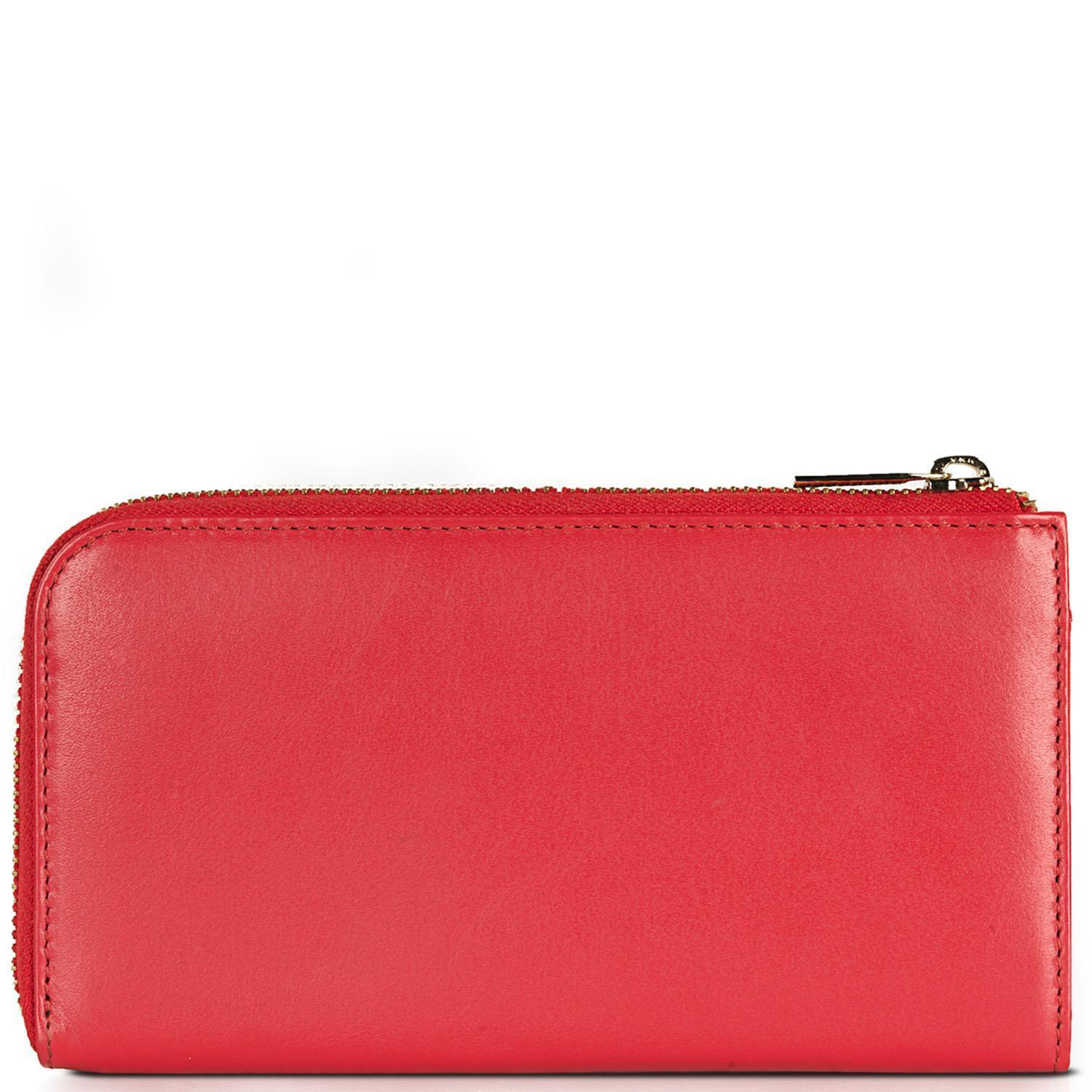 Cartera Mujer Piel Jaslen Georgia Rojo