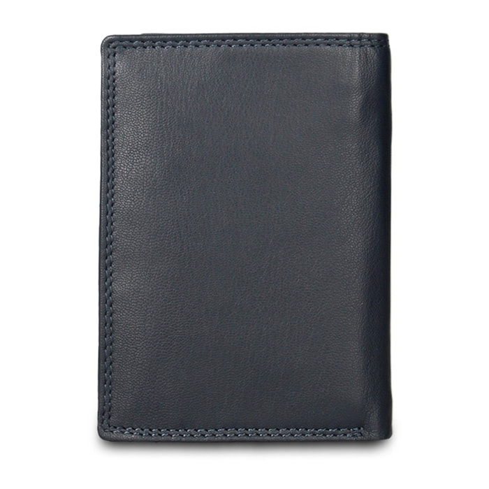Portafoglio uomo vera pelle - Modello Astrea Prime - Casual - 9.0 x 13.0 x 2.0 cm