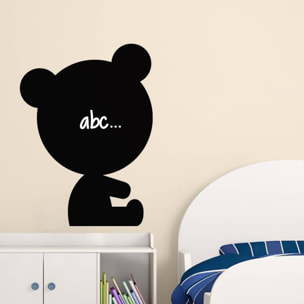 Sticker ardoise tableau noir - stickers muraux adhésif effaçable - DESIGN NOUNOURS