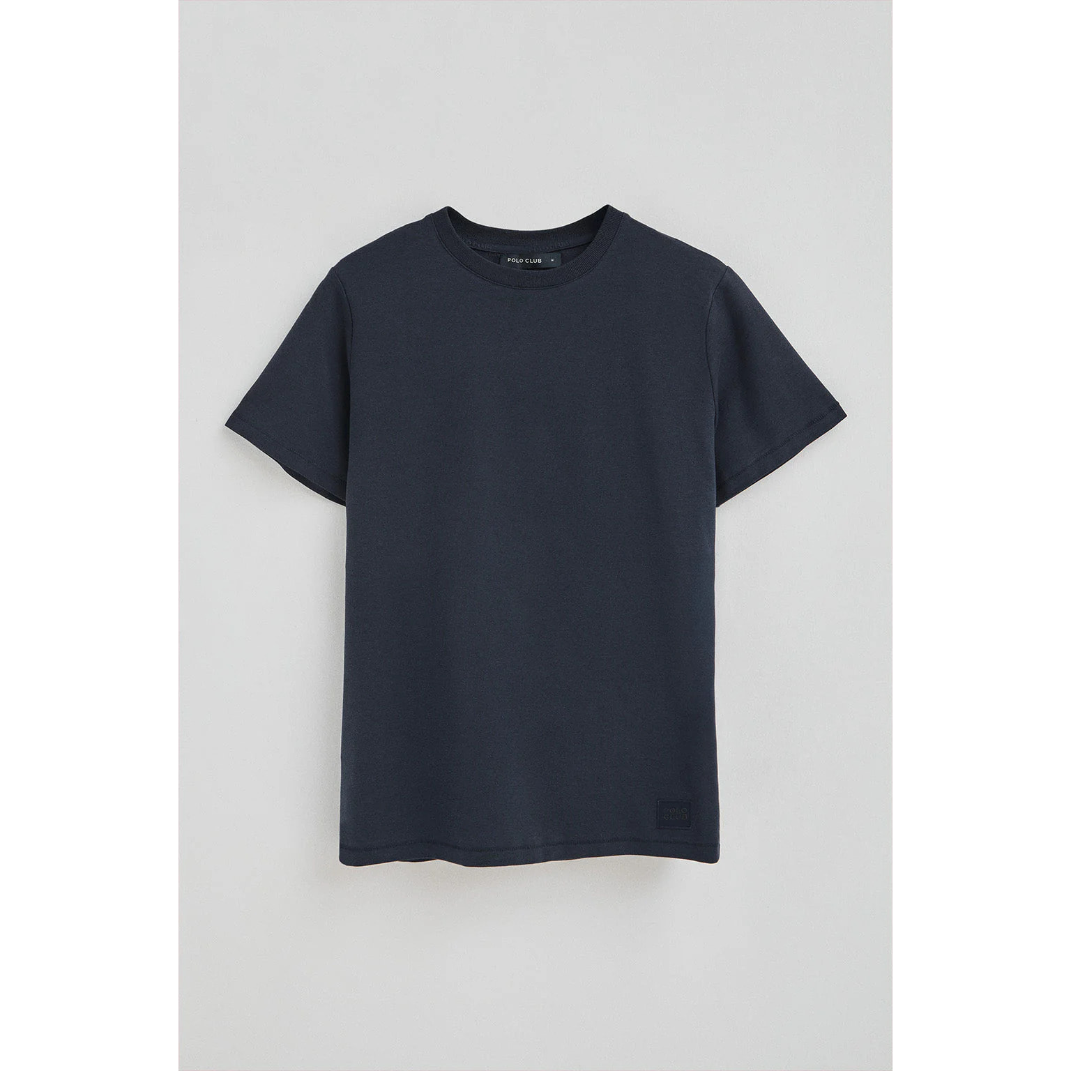 Camiseta Amore azul marino con parche personalizado Polo Club