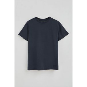 Camiseta Amore azul marino con parche personalizado Polo Club