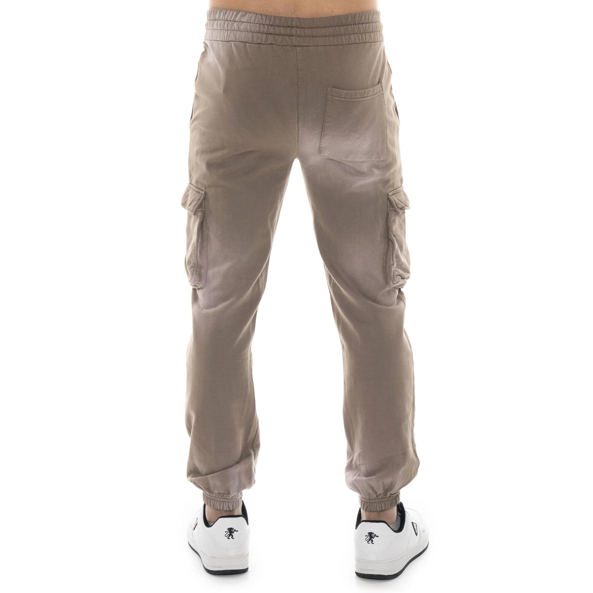 Pantalone cargo da uomo in Felpe con elastico al fondo, Leone 1947 Vintage Dept.