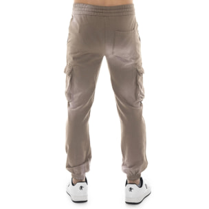Pantalone cargo da uomo in Felpe con elastico al fondo, Leone 1947 Vintage Dept.