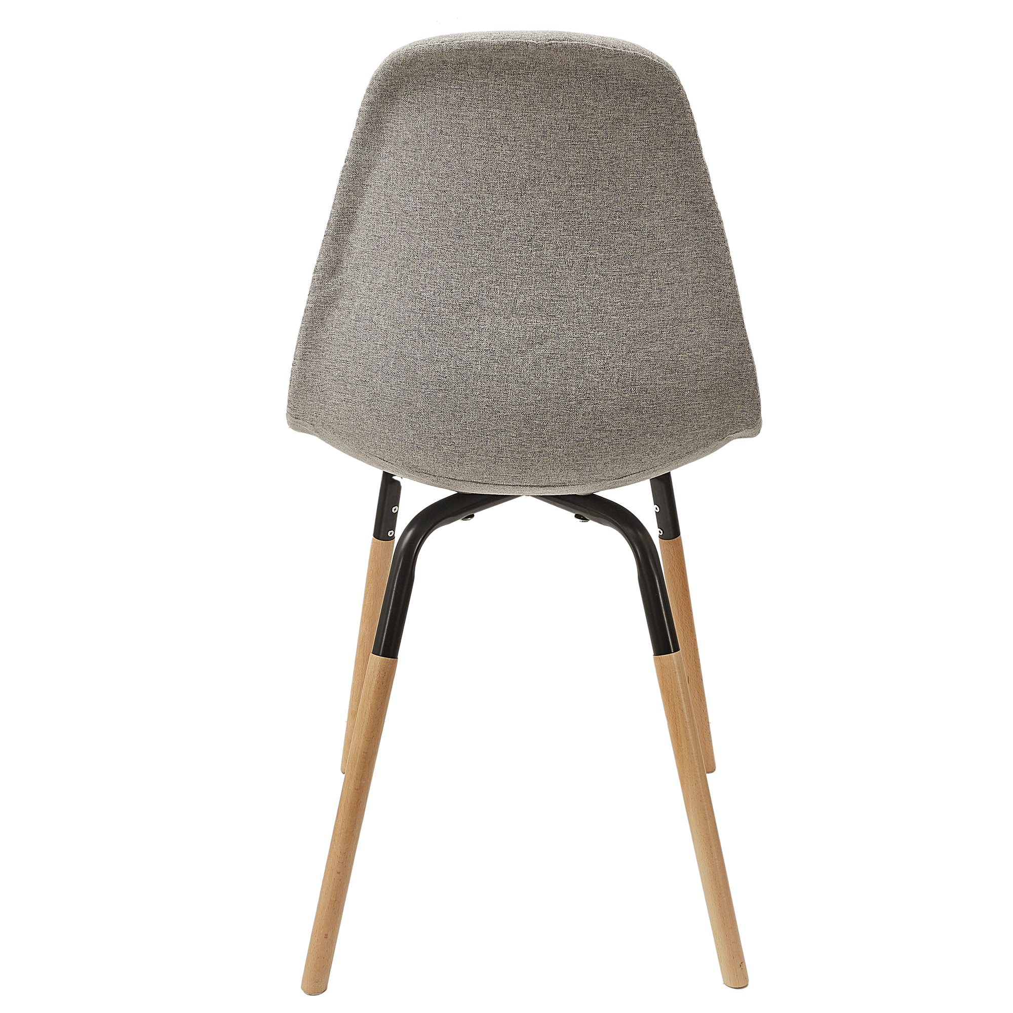 Chaise Scandinave Tissu Gris Clair Phenix