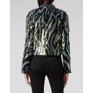 PHILIPP PLEIN Leather Biker