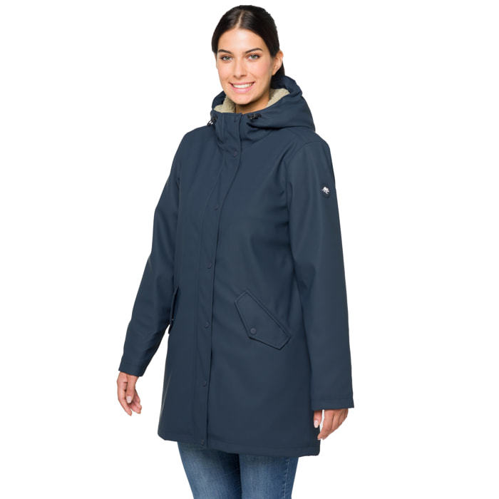 Chaqueta Hot Buttered térmica impermeable Karen azul marino