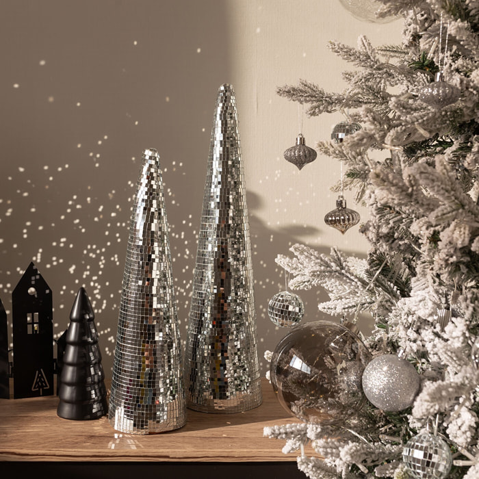 Arbre de noËl loren argent 49cm