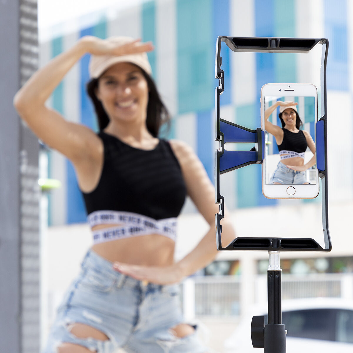 Supporto per Smartphone con Stabilizzatore Manuale Stafect InnovaGoods