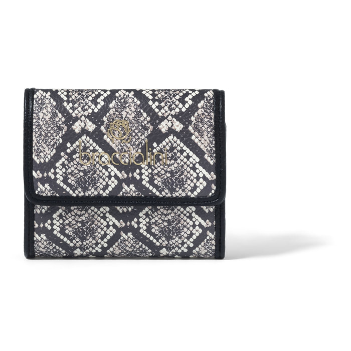 Portafoglio  da donna In Poliestere e Poliuretano Prodotto artigianale 11x8,5x4 cm