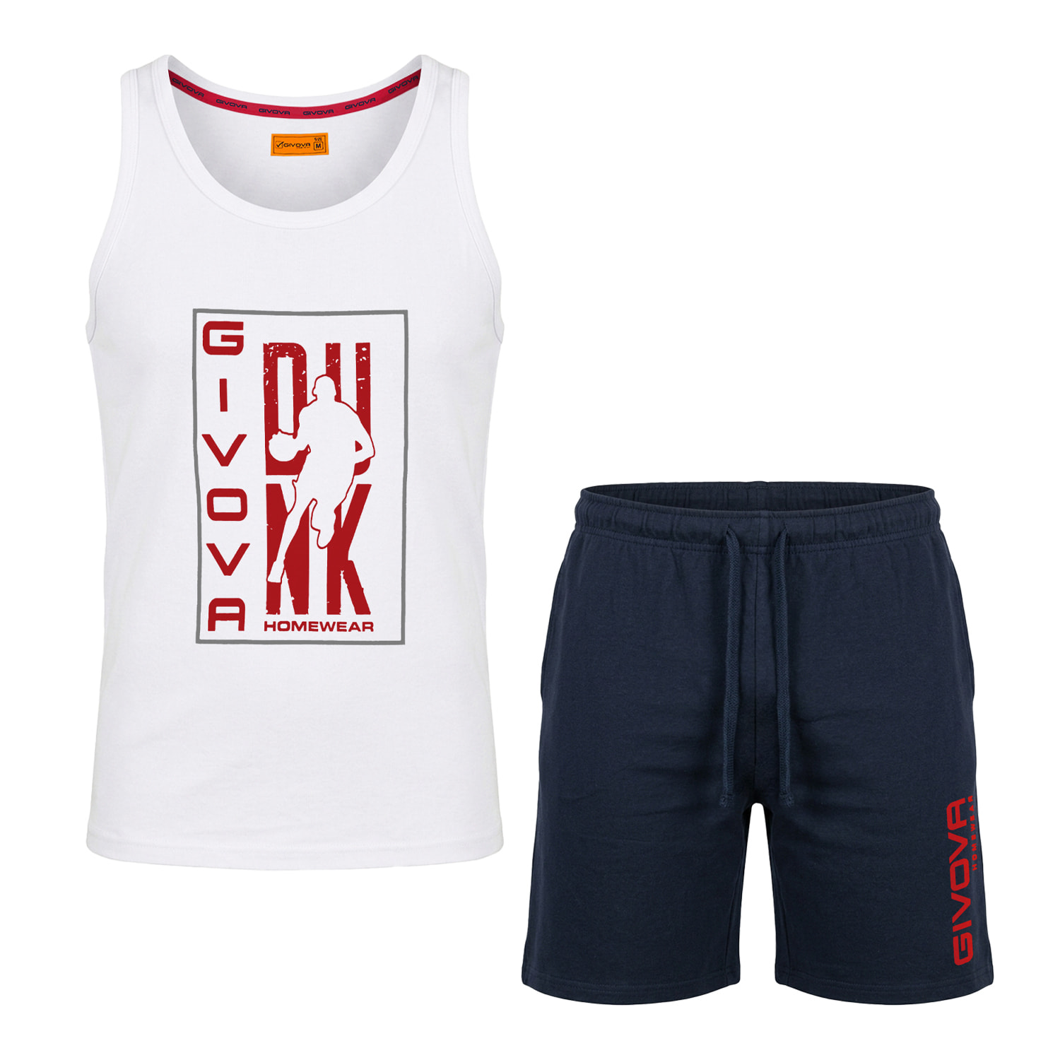 Completo Homewear Uomo Corto GIVOVA Cotone