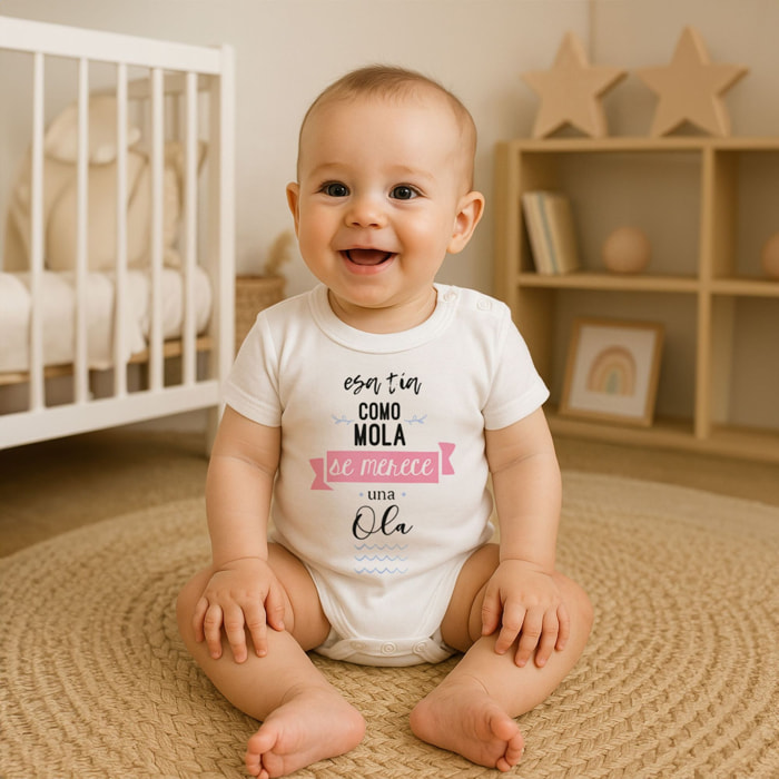 Body bebé personalizado frases algodón