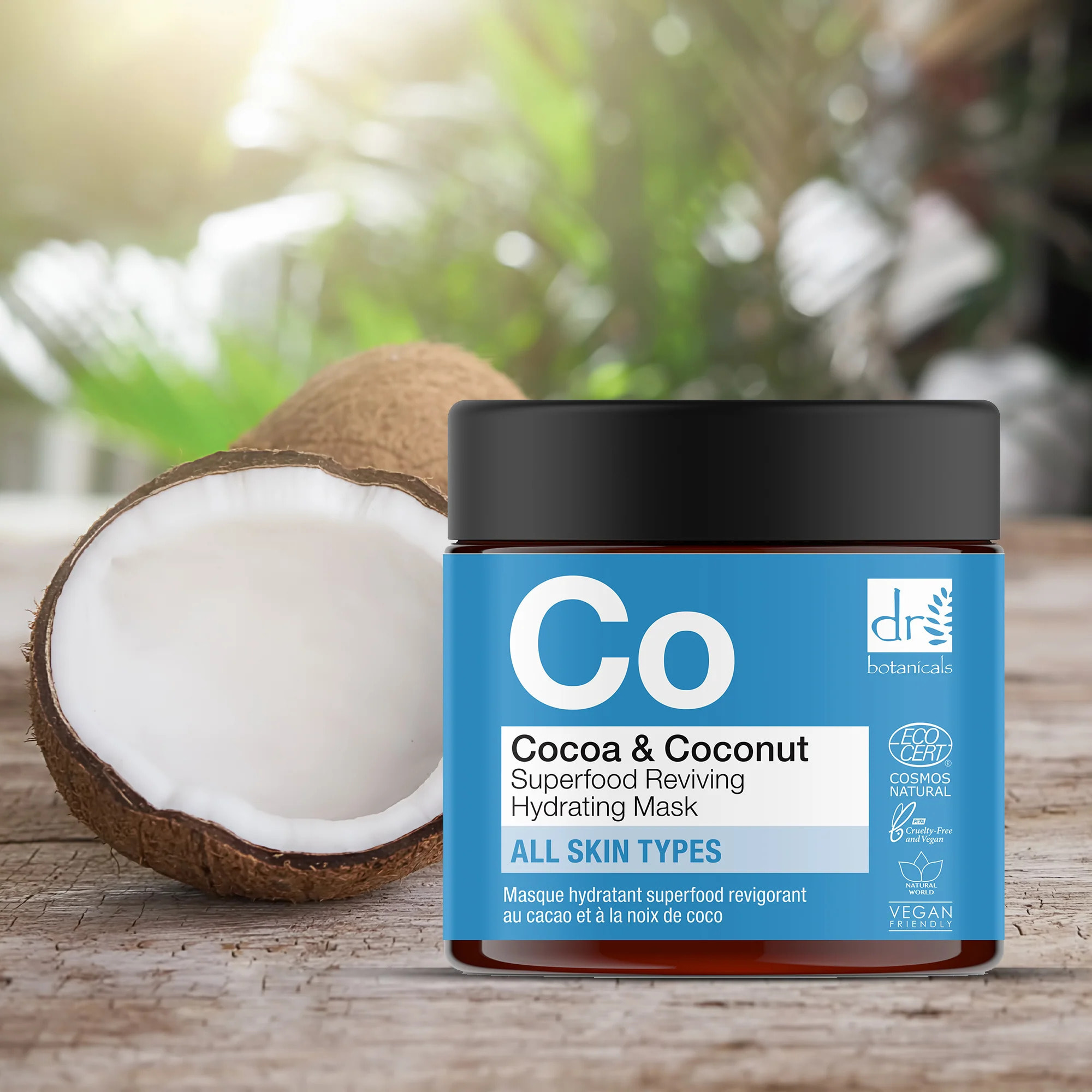 Mascarilla Revitalizante de Cacao y Coco 30ml (NF) + Mascarilla Revitalizante de Cacao y Coco 2 - 60ml