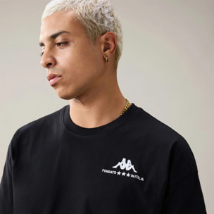 Kappa - T-Shirts & Top Uomo Nero - Authentic Sorond