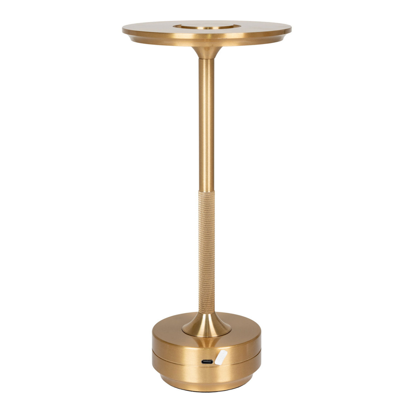 Lampada da tavolo Lyneham ricaricabile in alluminio ottone