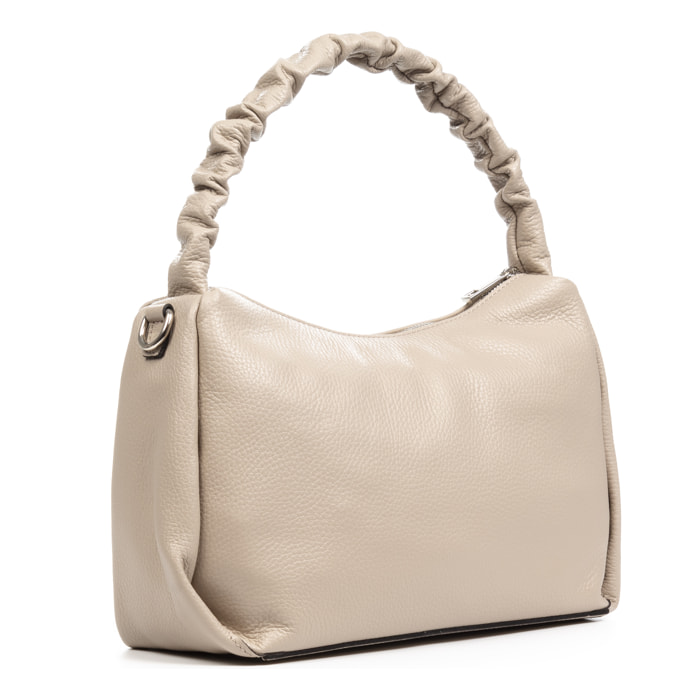 Amatrice bolso de hombro mujer. Piel auténtica Dollaro.