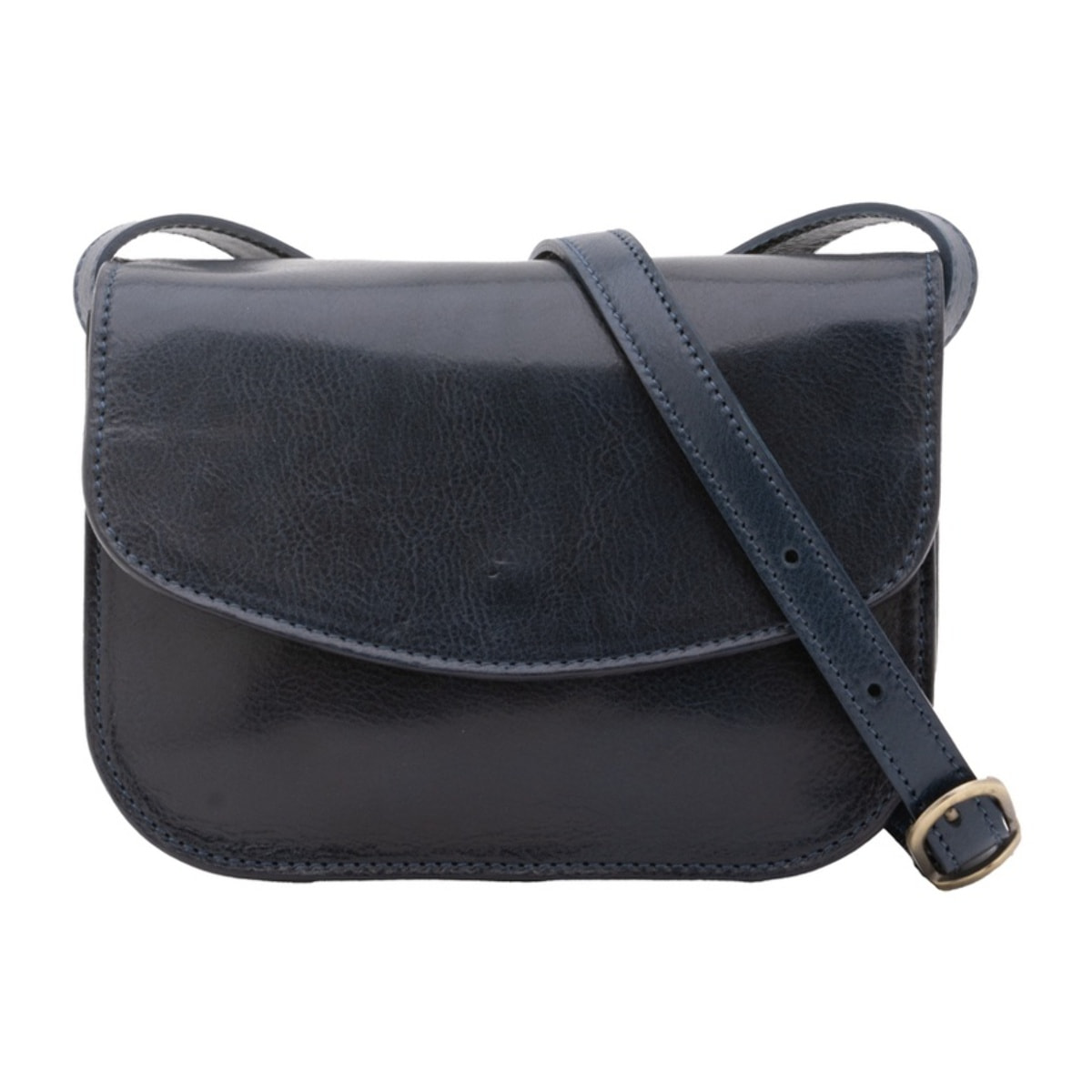 Borsa a tracolla da donna - Modello False - 100% pelle - 22.0 x 16.0 x 9.5 cm