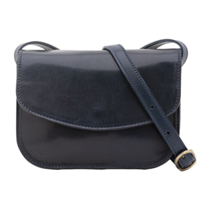 Borsa a tracolla da donna - Modello False - 100% pelle - 22.0 x 16.0 x 9.5 cm