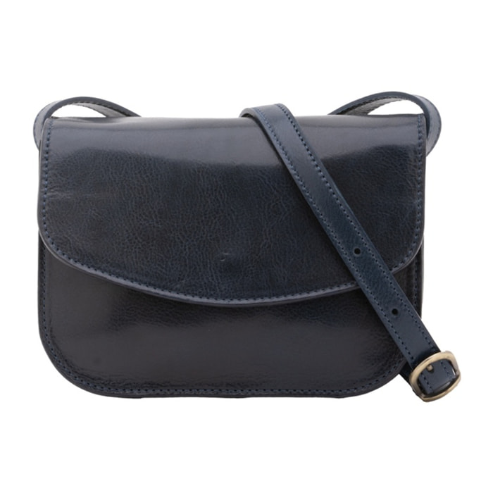 Borsa a tracolla da donna - Modello False - 100% pelle - 22.0 x 16.0 x 9.5 cm