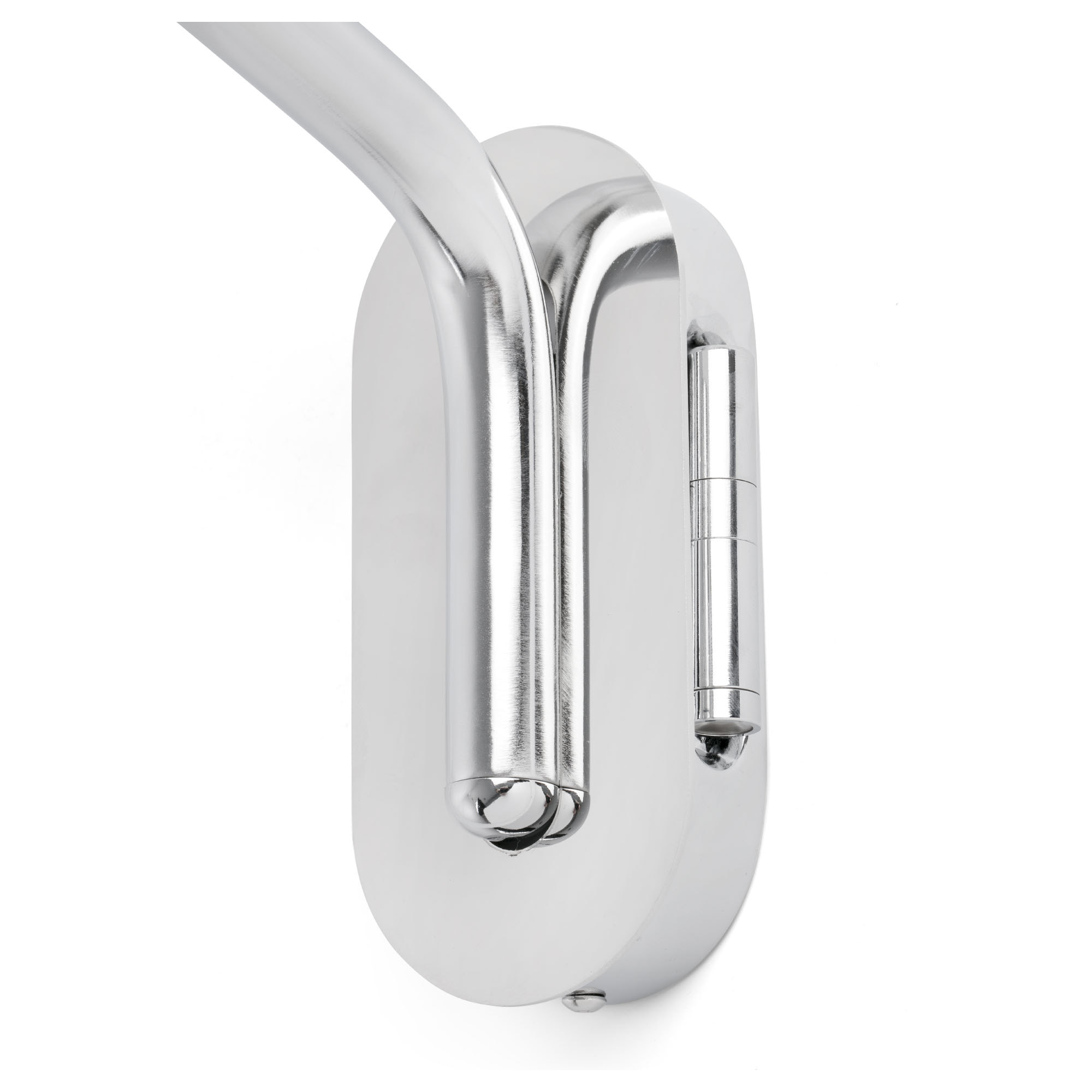 ETERNA Lampe applique avec lecteur gauche chrome/blanc