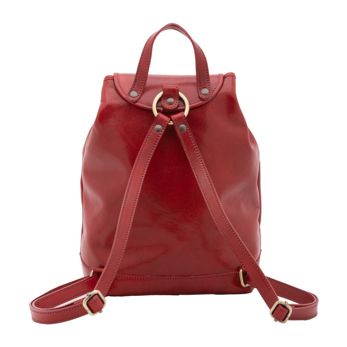 Borsa a spalla da donna - Modello False - 100% pelle artigianale - 25.0 x 32.0 x 14.0 cm