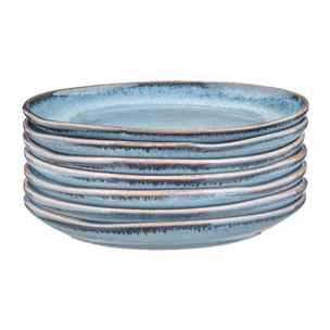 Assiette GENESIS Ø16,5cm - 6 pièces - Mer